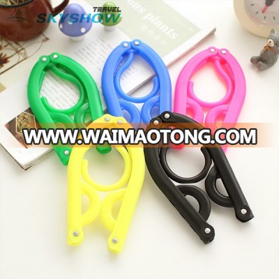 Wholesale Multi-Functional Plastic Easy Taken foldable Clothes Hanger