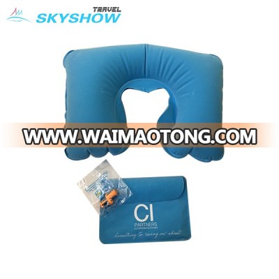 Cheap Wholesale Comfortable Custom Neck Pillow For Travel Inflatable Camping