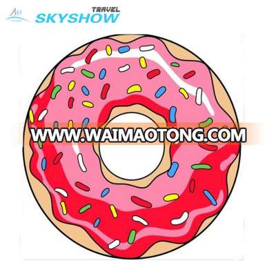 China Supplier Developed High Quality 100% Microfiber Large Thick Donut Beach Round Towel